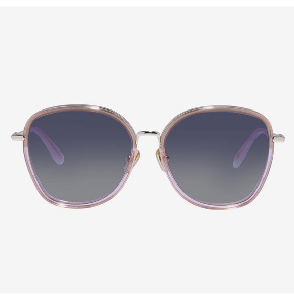 Camilla “Luxor Life” Oversized Gold Rose Splice Smoke Gradient Boho Sunglasses main image 4